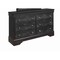 Global Furniture Usa Traditional Glam Croc Pompei Metallic Grey Dresser 1426 - alternate 2